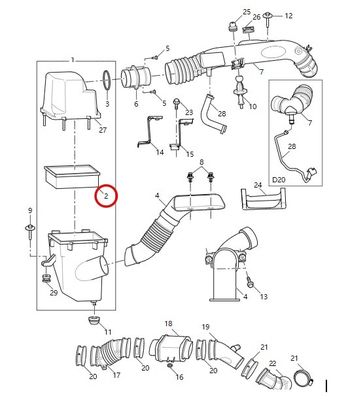 MAXUS G10/G20/D20 c00111578 Filtro de aire para automóviles de automóviles para piezas de repuesto del motor Universal Year
