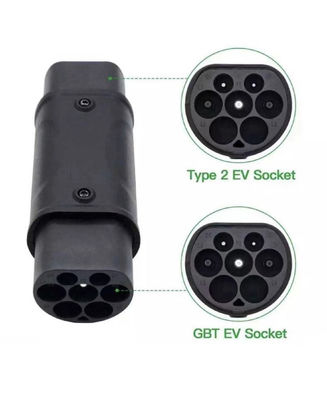 90% EV Tipo1 Tipo2 Adaptador GB/T 32A 1Fase 3 Fase Schuko para la carga de automóviles eléctricos