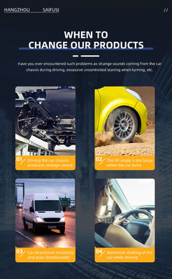 Conjunto superior de rodamientos de ruedas traseras de acero superior 50015650 para partes de chasis de automóviles
