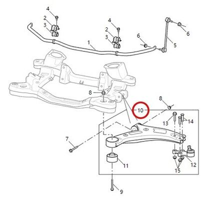 Entrega rápida Brazo de control frontal inferior R para EG10/EUNIQ7/G10/G20 c00017746