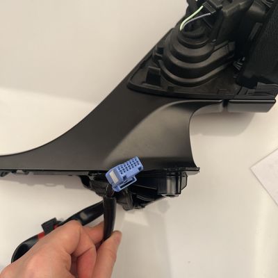 Espejo retrovisor de vidrio de plástico para el modelo 3 OE 1617900-00-A